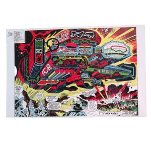 Jack Kirby The New Gods Original Comic Art Reproduction Print 11 x 17